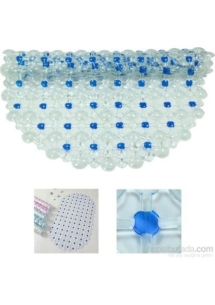 Çok Amaçlı Banyo için Kaydırmaz Paspas (63x36cm)