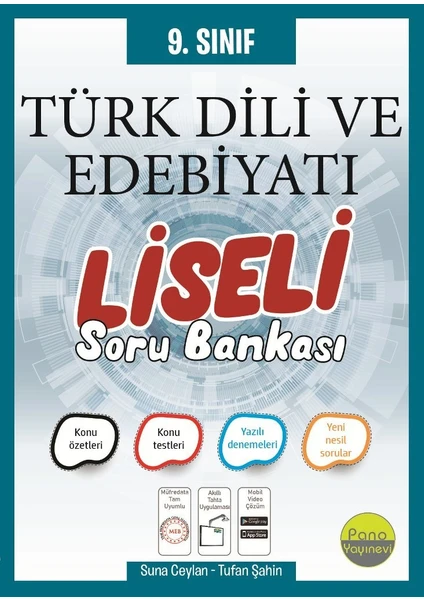 Pano Yayınları 9. Sınıf Türk Dili ve Edebiyatı Soru Bankası (Liseli)