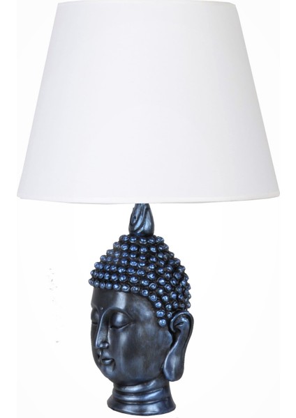 Modern Dizayn Büyük Buda Abajur Cobalt Beyaz fiyatları
