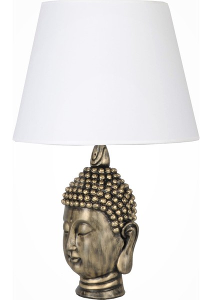 Modern Dizayn Büyük Buda Abajur Gold Beyaz fiyatları