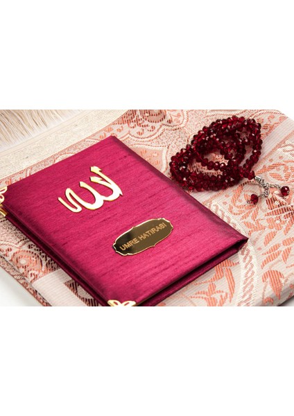 Şantuk Kumaş Kaplı Yasin Kitabı Çanta Boy + İsme Özel Plakalı + Seccadeli + Tesbihli Keseli fiyatları