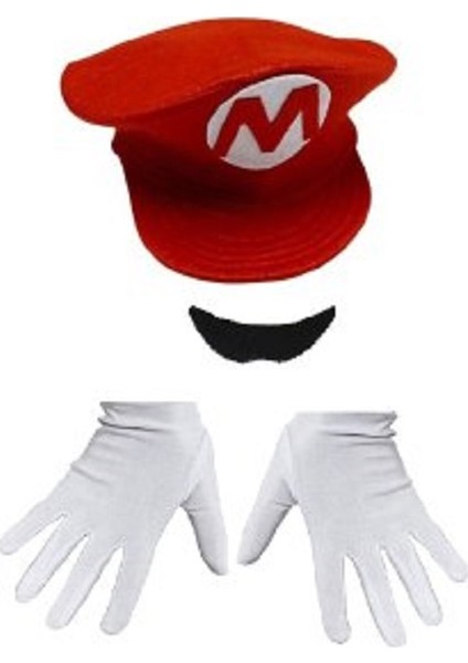Mario Şapka Set Çocuk