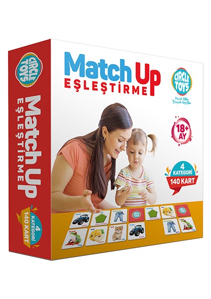 Match Up Eşleştirme Kartları - Büyük Boy