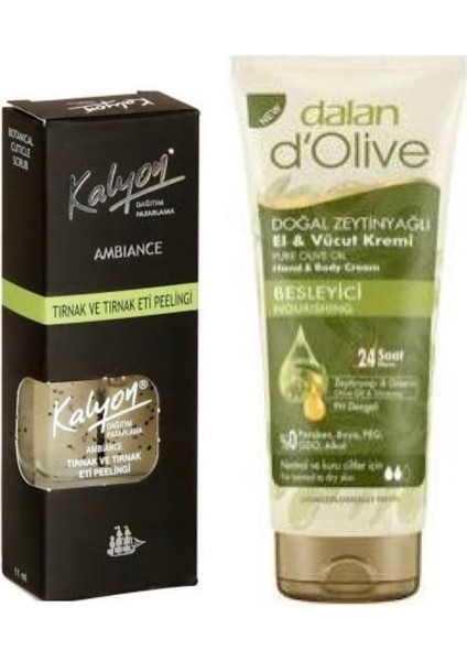 Tırnak ve Tırnak Eti Peelingi + Dalan Tüp Krem 20 ml