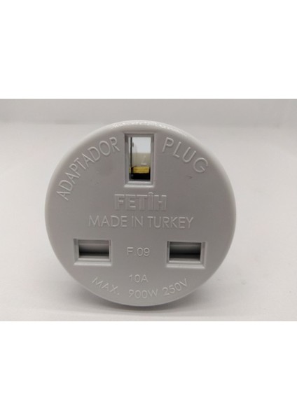 Ingiliz Fiş Çevirici Adaptör Çevirici Topraklı F-09 5'li modelleri