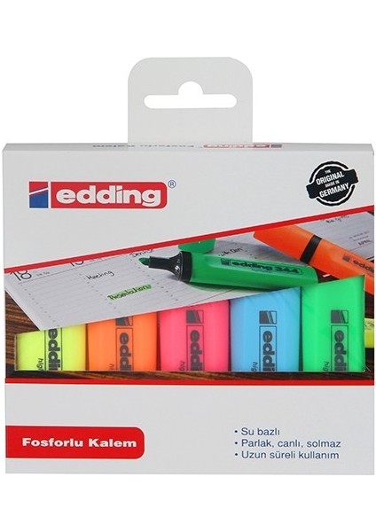 Edding Fosfor Kalem 5'li