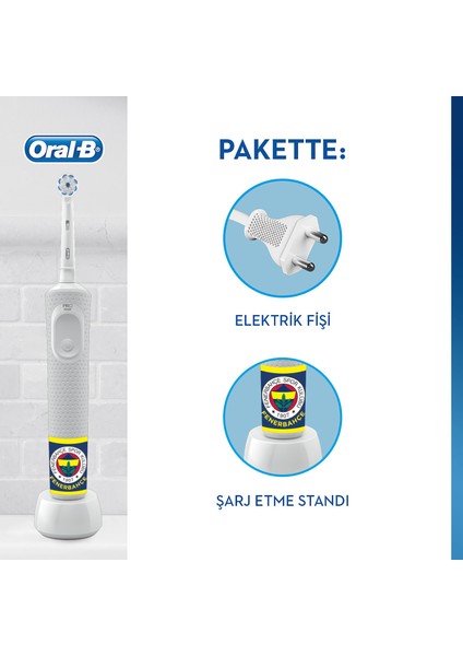 D100 Vitality Şarj Edilebilir Diş Fırçası Fenerbahçe Özel Seri fiyatları
