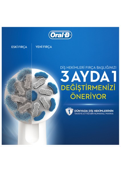 D100 Vitality Şarj Edilebilir Diş Fırçası Fenerbahçe Özel Seri