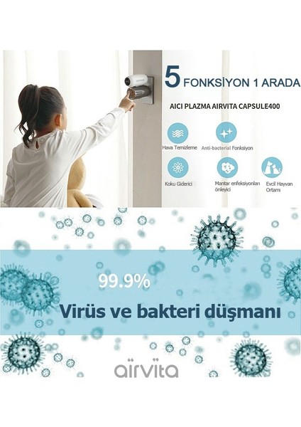 Capsul Hava Temizleyici ( YIKANABİLİR FİLTRE TEKNOLOJİSİ )