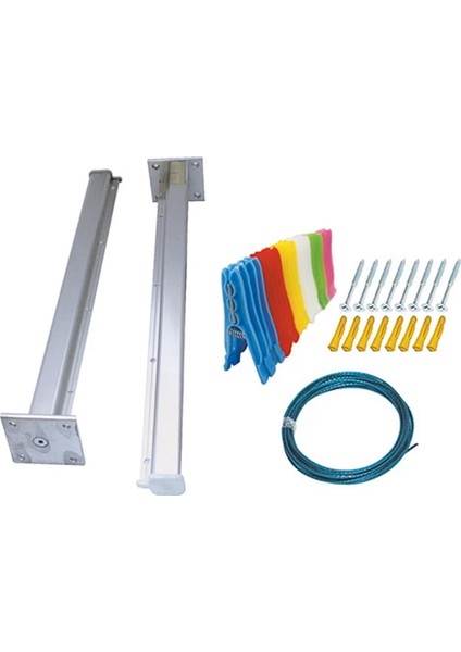 Duvar Montaj Çamaşır Askılığı 80 cm