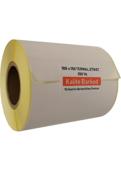 100x150 Termal Etiket - 6 Rulo Barkod Etiketi
