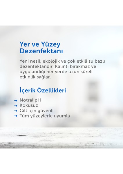 Clean Alkolsüz Su Bazlı Ekolojik Yer ve Yüzey Dezenfektanı 300ml Sprey