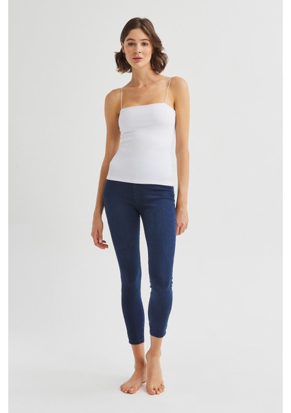 Denım Blue Yüksek Bel Push Up Tayt indirimleri