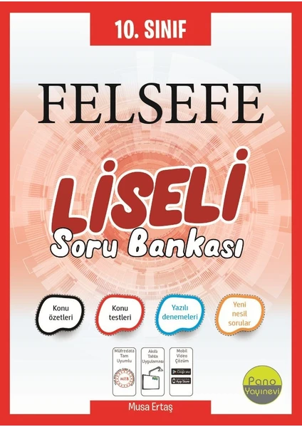 Pano 10. Sınıf Felsefe Soru Bankası (Liseli)