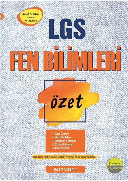 Pano 8.sınıf Fen Bilimleri Özet Liselere Hazırlık