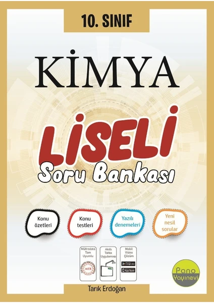 Pano 10. Sınıf Kimya Soru Bankası (Liseli)