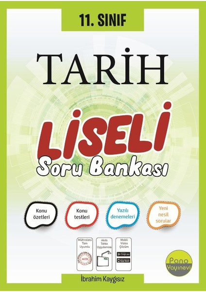 Pano 11. Sınıf Tarih Soru Bankası (Liseli)