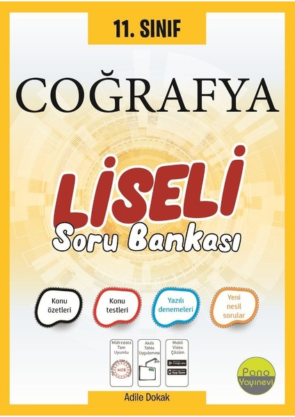 Pano 11. Sınıf Coğrafya Soru Bankası (Liseli)