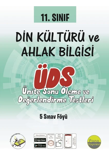 Pano 11. Sınıf Dkab Ünite Değerlendirme Sınavı (5 Sınav)