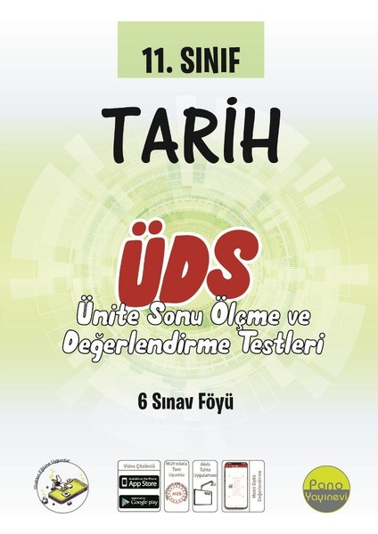 Pano 11. Sınıf Tarih Ünite Değerlendirme Sınavı (6 Sınav)