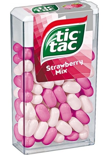 Tic tac strawberry mix 18 gr