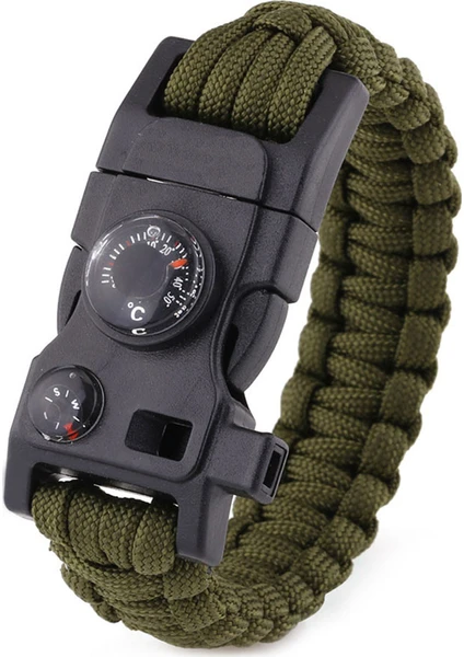 Outdoor Outlet Paracord Paraşüt Ipi Survival Outdoor Bileklik 18IN1 18 Özellik