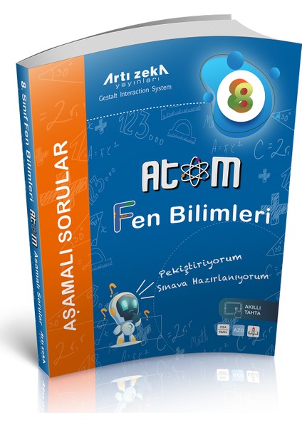 8.sınıf Fen Bilimleri Atom Aşamalı Soru Bankası