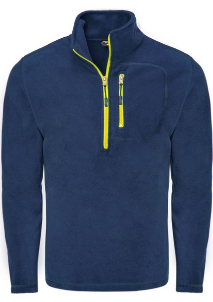 Outdoor Erkek Polar Tactical Yarım Fermuarlı Cepli Tactical
