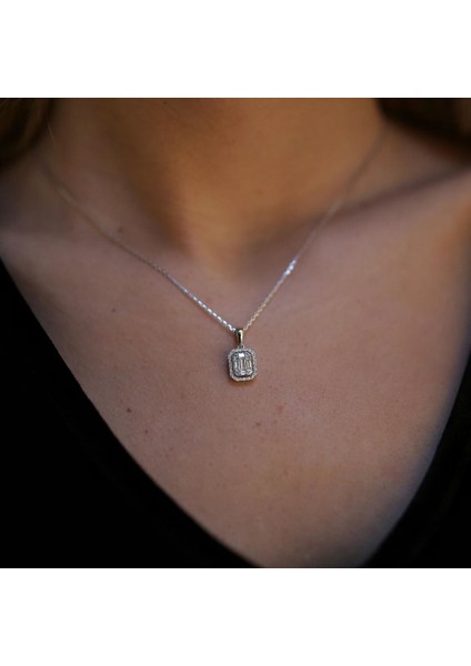 Pırlanta Baget Kolye