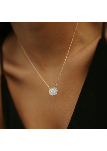 Pırlanta Dörtgen Kolye