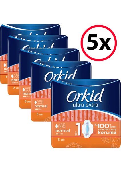 Ultra Extra Normal Ped 8'li