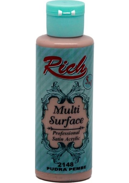 Multi Surface 120 cc Pudra Pembe 2148 Akrilik Boya
