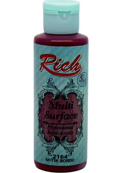 Multi Surface 120 cc Antik Bordo 2164 Akrilik Boya