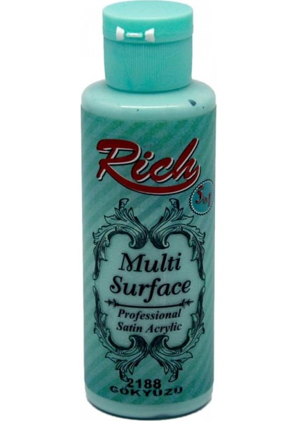 Multi Surface 120 cc Gökyüzü 2188 Akrilik Boya