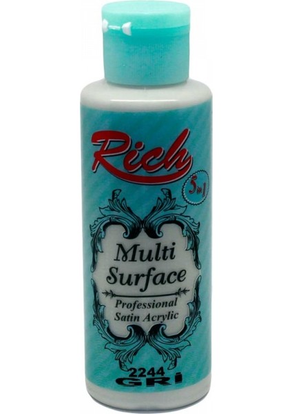 Multi Surface 120 cc Gri 2244 Akrilik Boya