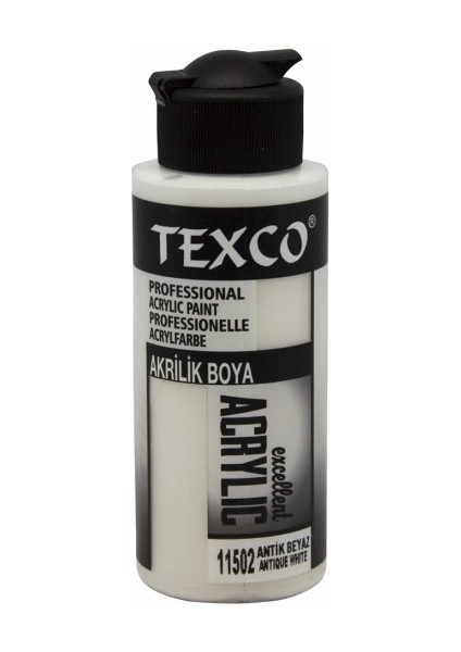 Texco Akrilik Boya 110 cc 11502 Antik Beyaz