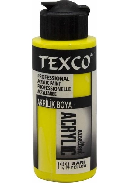 Texco Akrilik Boya 110 cc 11514 Sarı