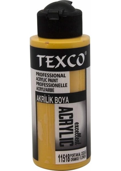Texco Akrilik Boya 110 cc 11518 Portakal Çiçeği