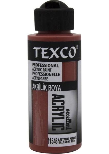 Texco Akrilik Boya 110 cc 11546 Saltanat Kırmızı