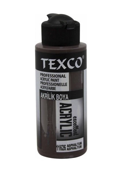 Texco Akrilik Boya 110 cc 11626 Asphaltum