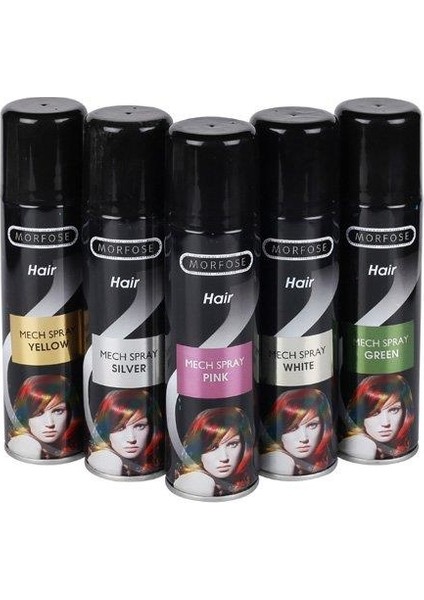 Renkli Saç Spreyi 150 ml - Kırmızı