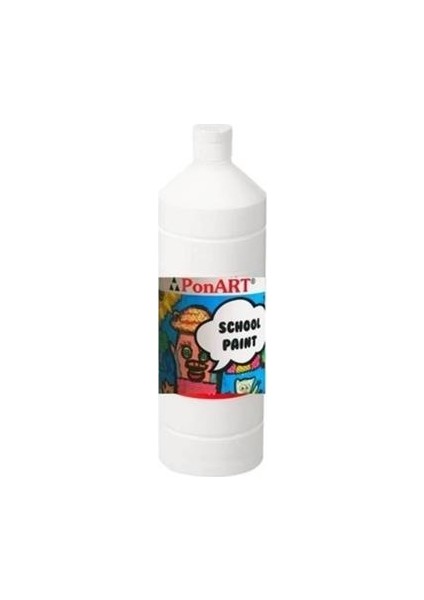 Art Boya Ponart School Paint Boya 250 ml Beyaz