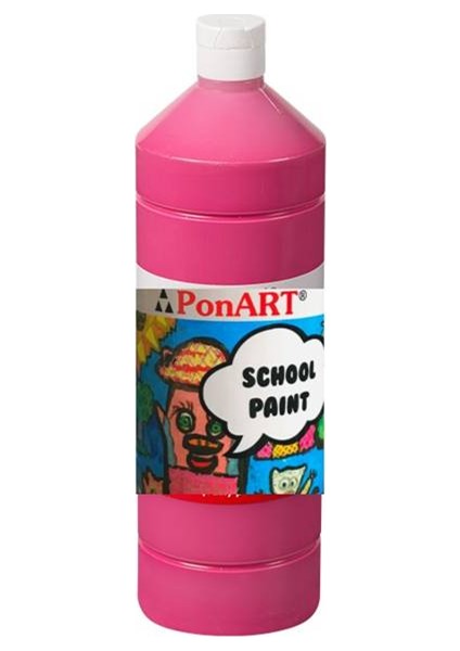 Ponart School Paint Boya 250 ml Siklamen