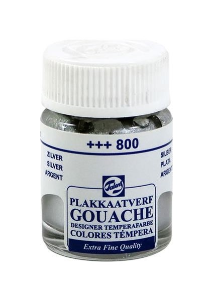 Guaj Boya 16 ml 800 Metalik Gümüş