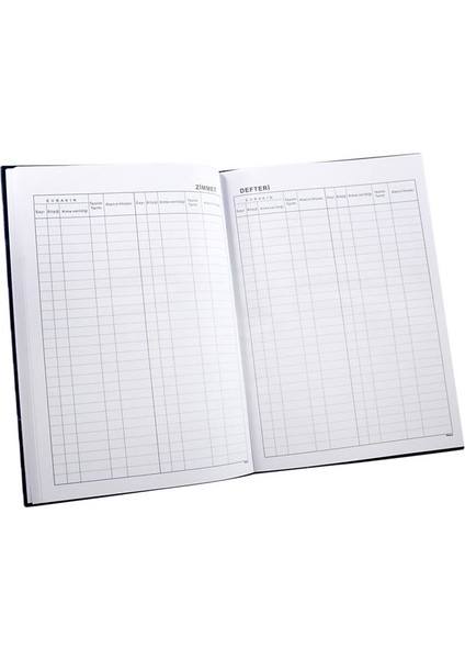 Zimmet Defteri 96 Yaprak Ciltli 20 x 28 cm