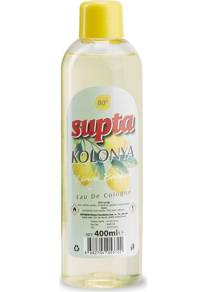 400 ml Kolonya 80 Derece