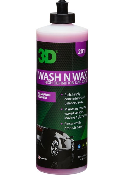 Wash N Wax- Cilalı Oto Şampuanı 473 ml