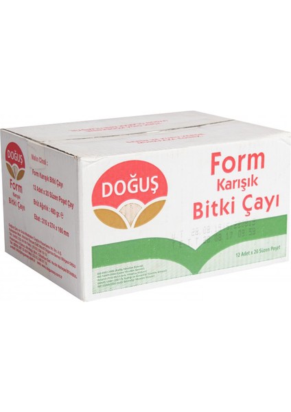Bitki Çayı Form Karışık Bitki 20 -12'li