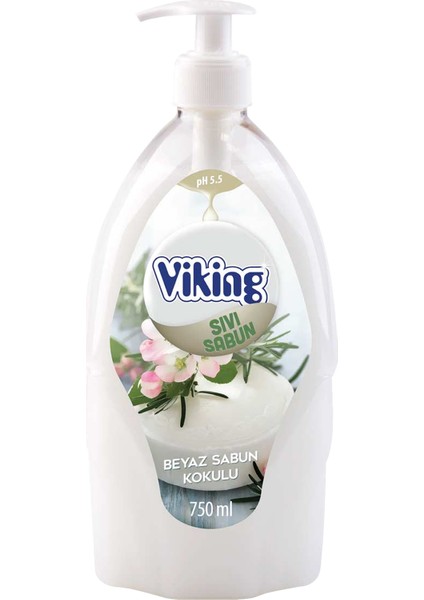 Sıvı Sabun Beyaz Sabun Kokulu 750 ml x 2 Adet