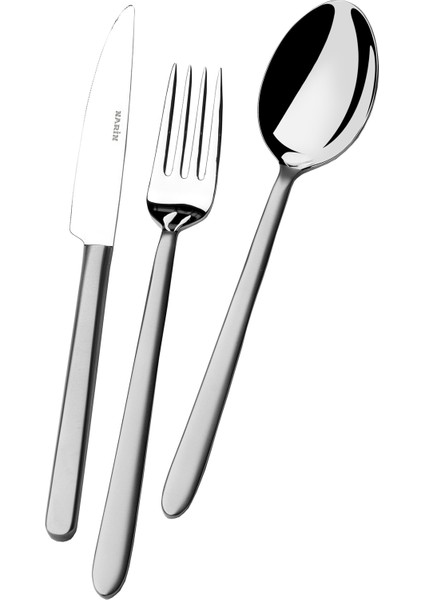 - Plaides Serisi - Mat - 42 Parça Çatal Kaşık Bıçak Takımı